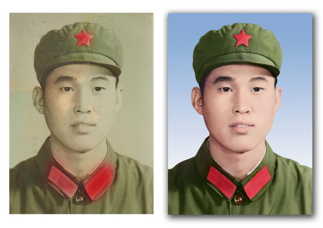 保亭破损照片修复-18